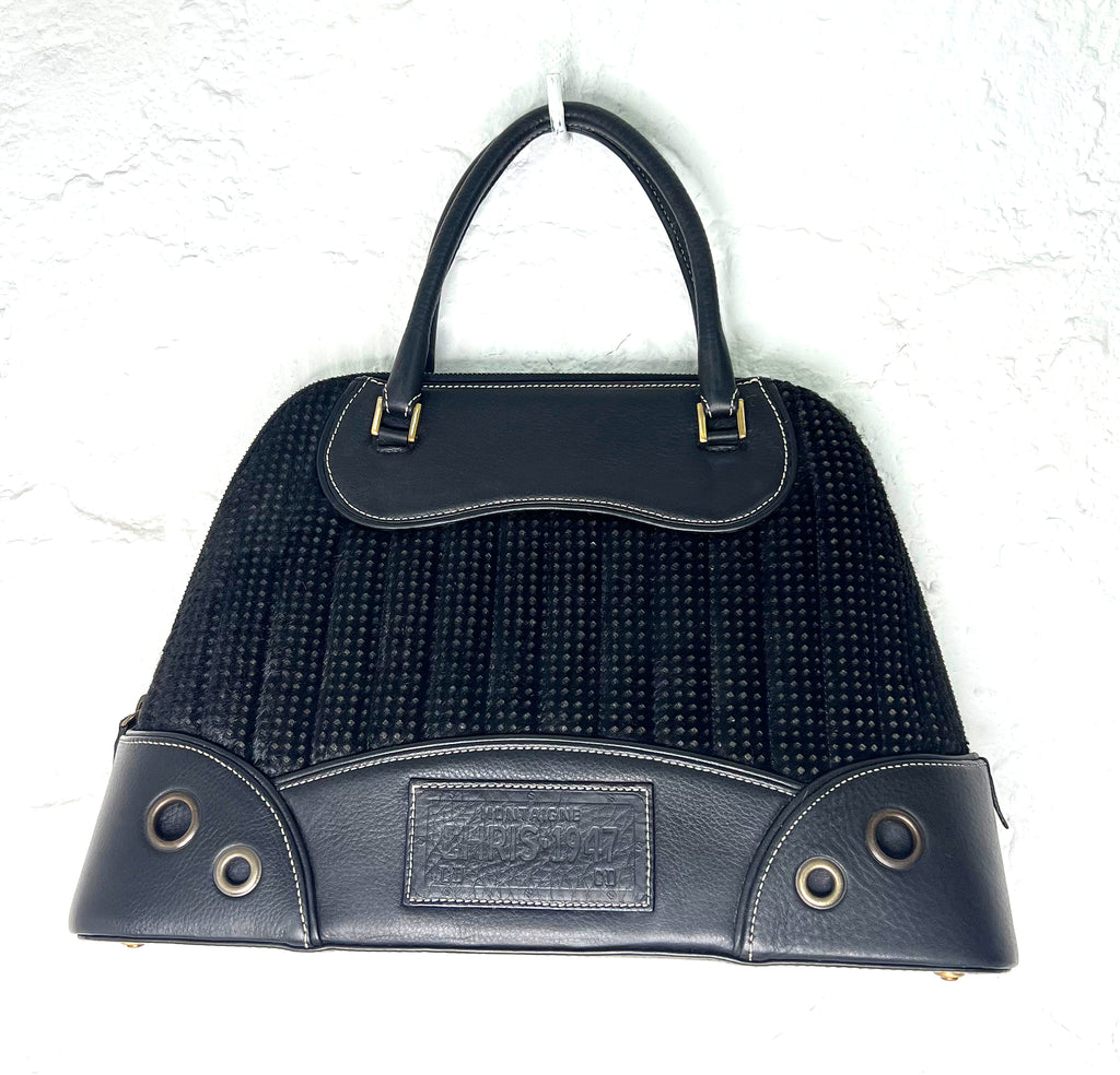 CHRISTIAN DIOR CHRISTIAN DIOR - Black Leather Cadillac - ALE PARIS Luxury Vintage