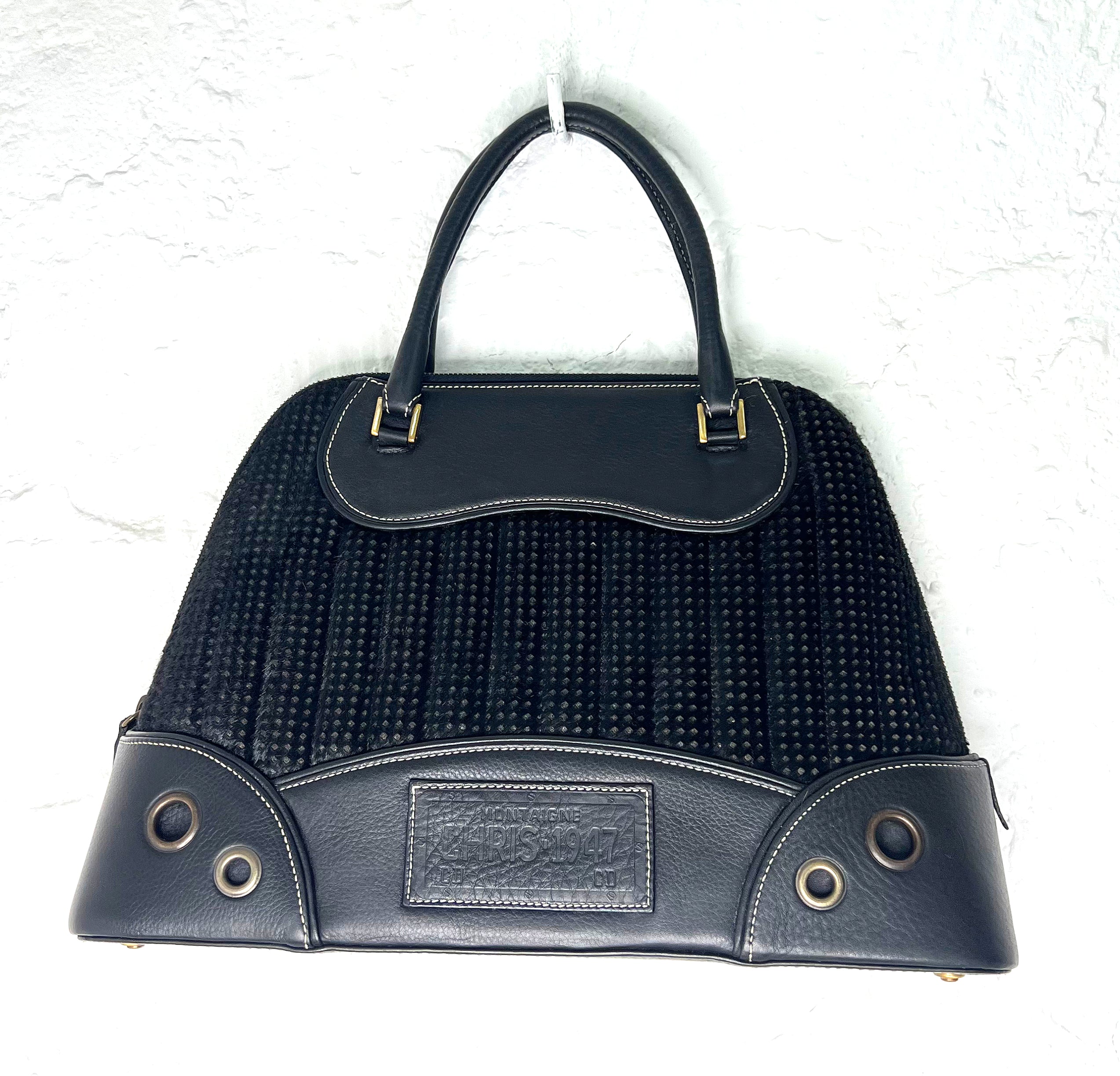 CHRISTIAN DIOR CHRISTIAN DIOR - Black Leather Cadillac - ALE PARIS Luxury Vintage