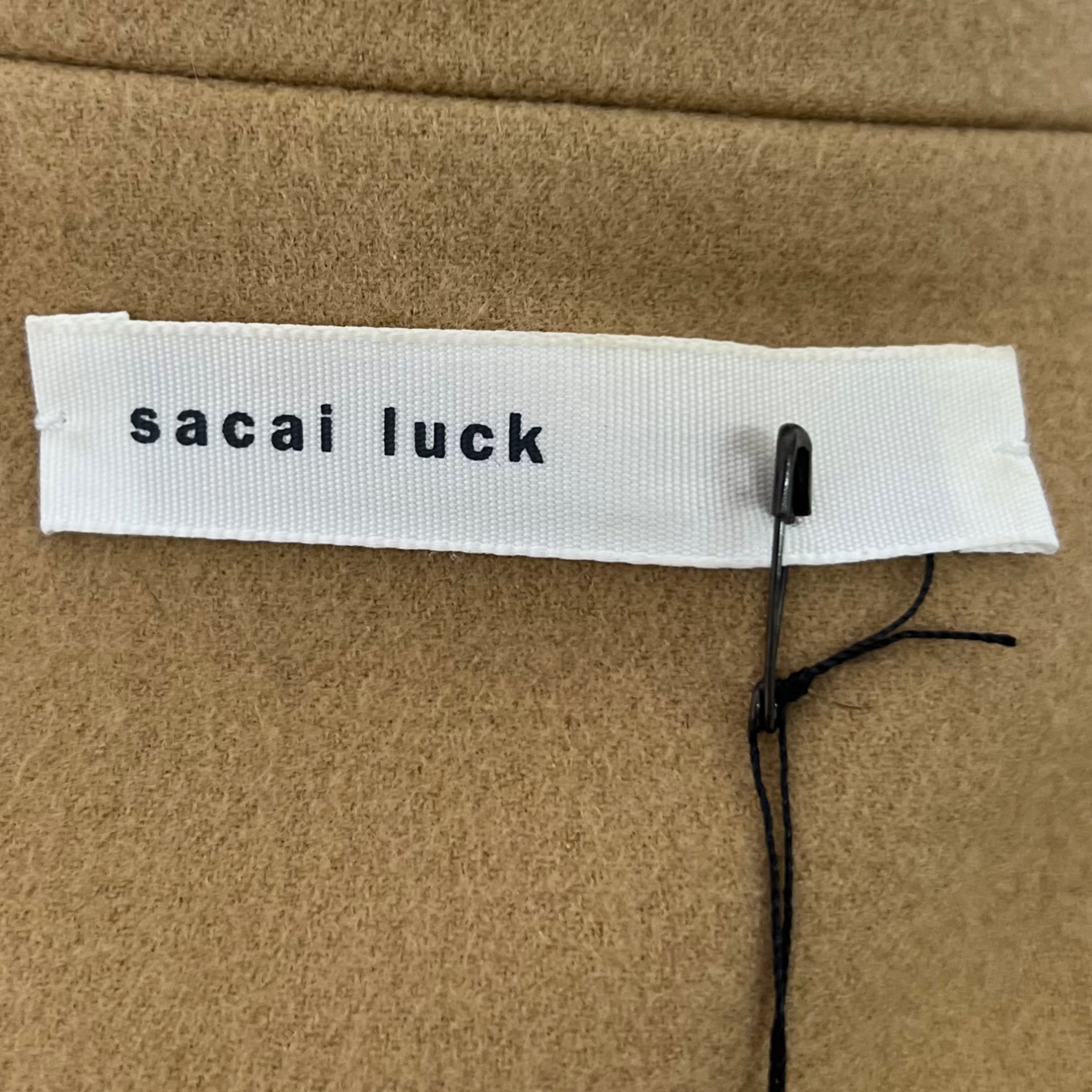 SACAI LUCK SACAI LUCK - Camel Docking Chester Coat - ALE PARIS Luxury Vintage