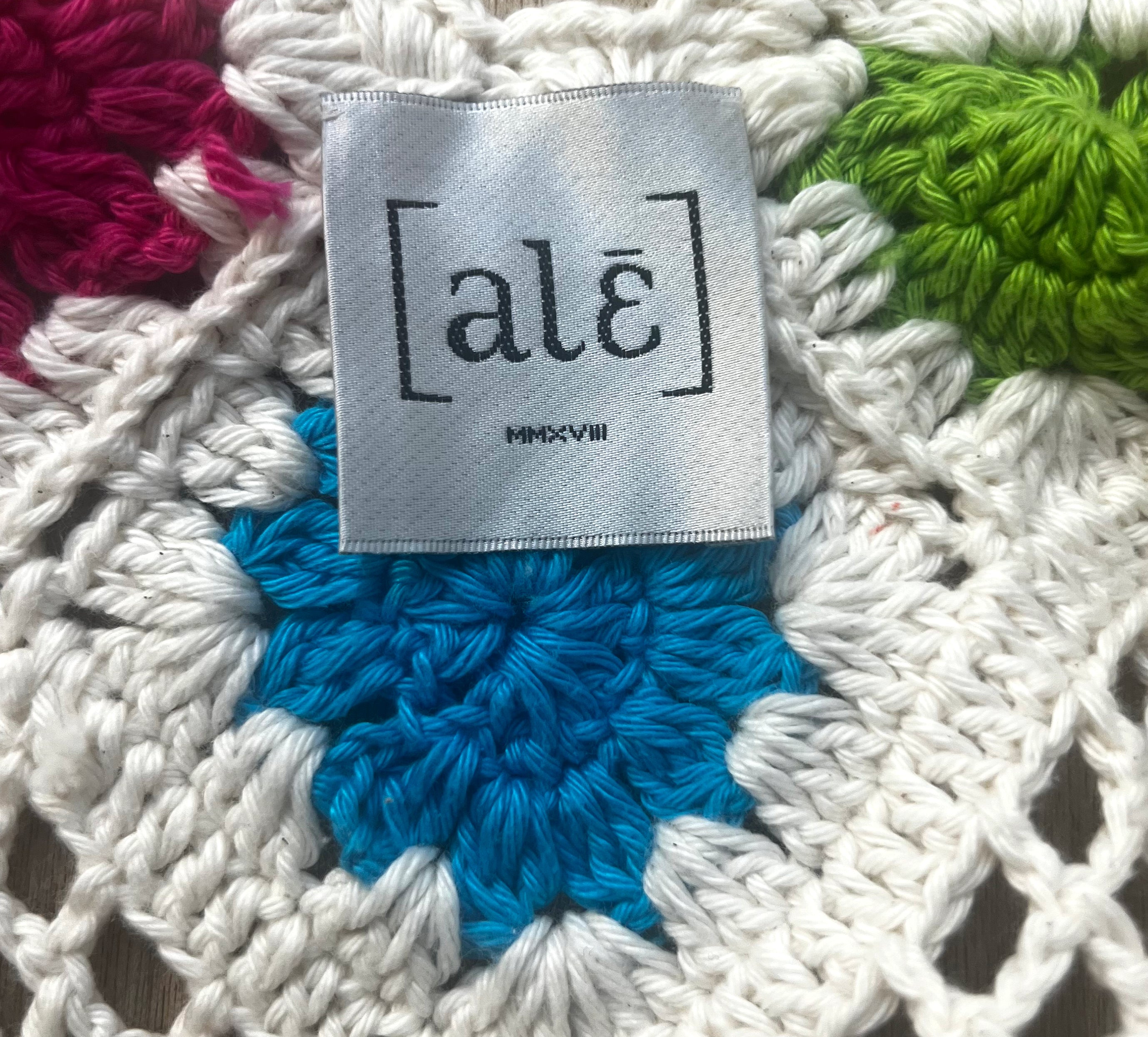 ALE MMVXIII ALE MMXVIII - Multicolor Crochet Bodycon Dress - ALE PARIS Luxury Vintage