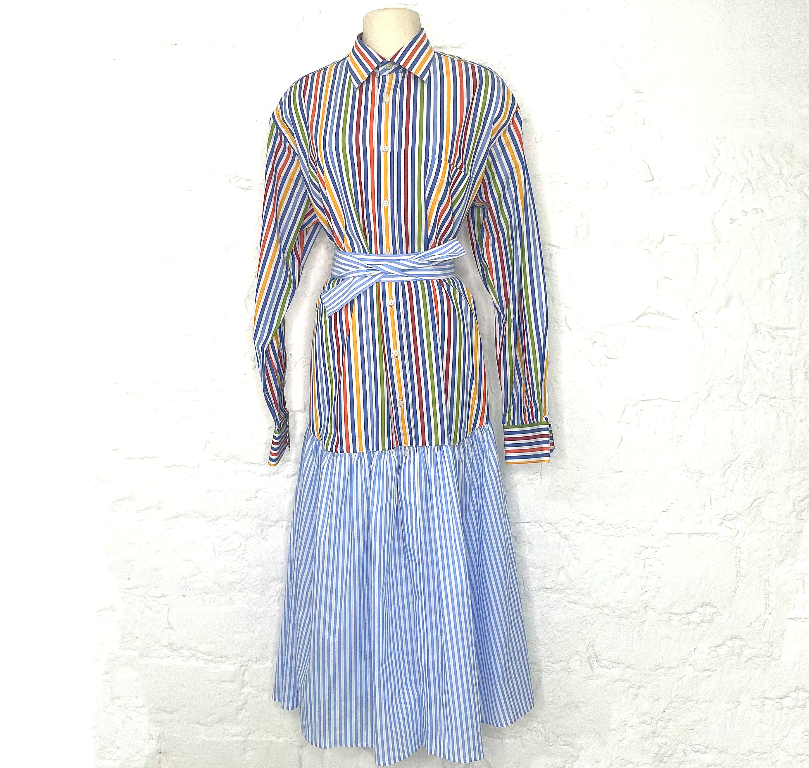 ALE PARIS ALE PARIS - Rainbow Shirt Dress - ALE PARIS Luxury Vintage