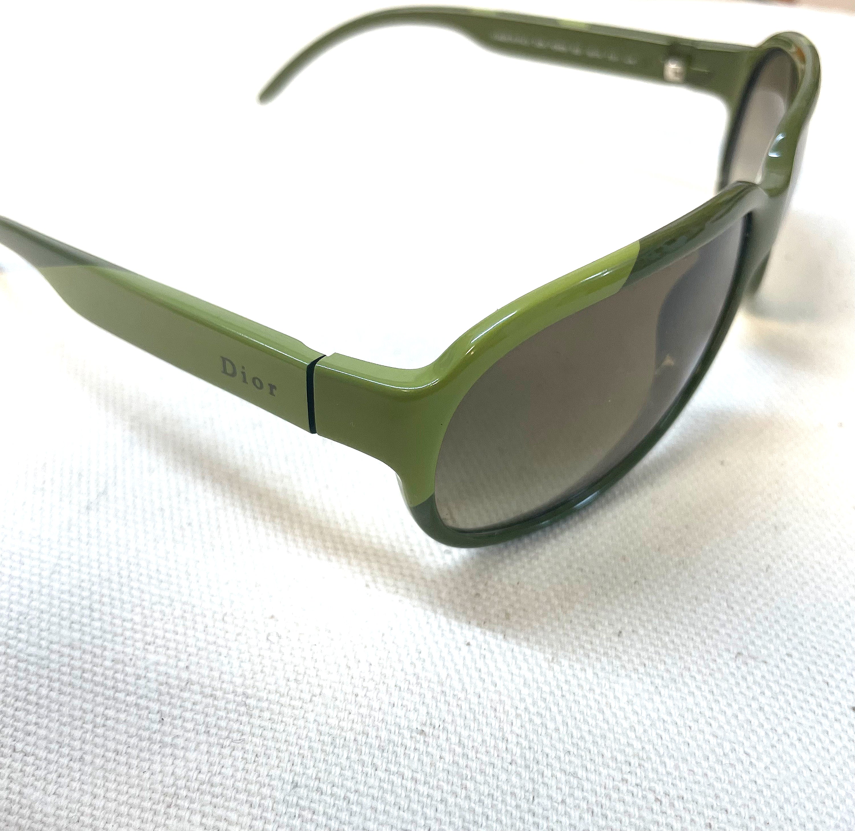 CHRISTIAN DIOR CHRISTIAN DIOR - Green Power Sunglasses - ALE PARIS Luxury Vintage