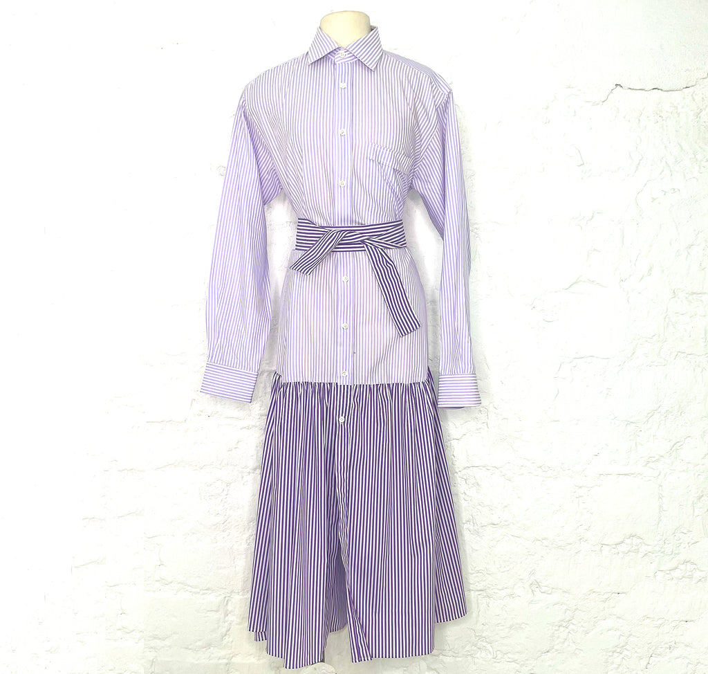 ALE PARIS ALE PARIS - Purple Shirt Dress - ALE PARIS Luxury Vintage