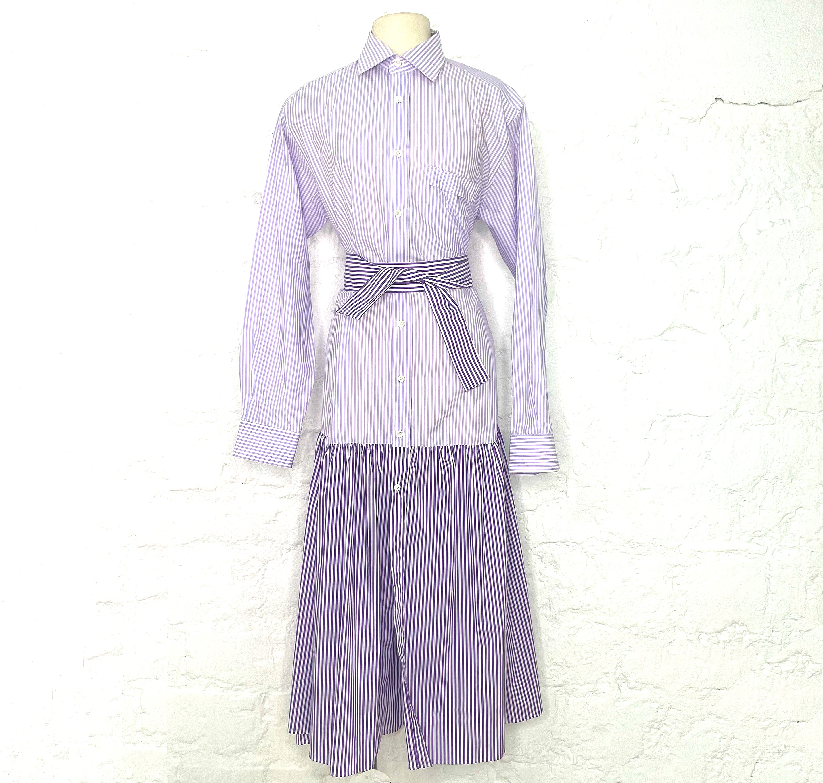 ALE PARIS ALE PARIS - Purple Shirt Dress - ALE PARIS Luxury Vintage