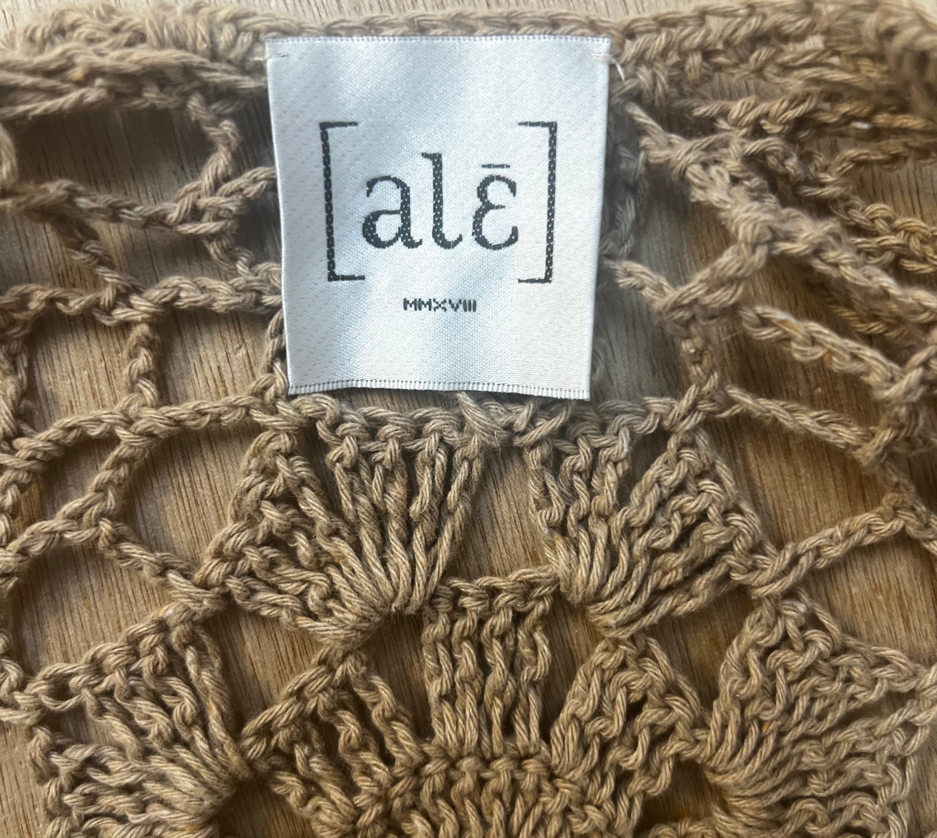 ALE MMXVIII ALE MMXVIII - Brown Crochet Dress - ALE PARIS Luxury Vintage