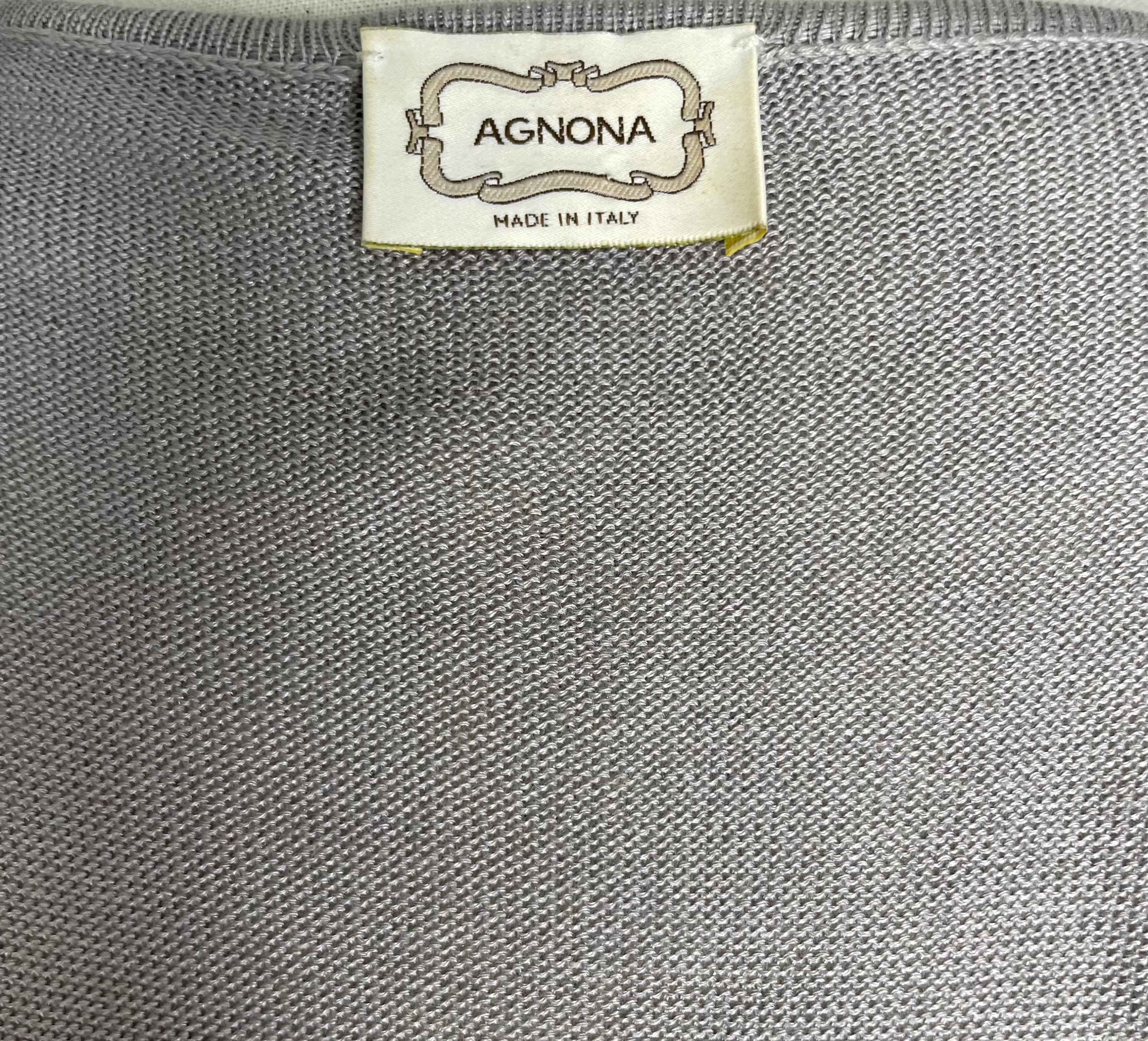 AGNONA AGNONA - Grey Dress - ALE PARIS Luxury Vintage