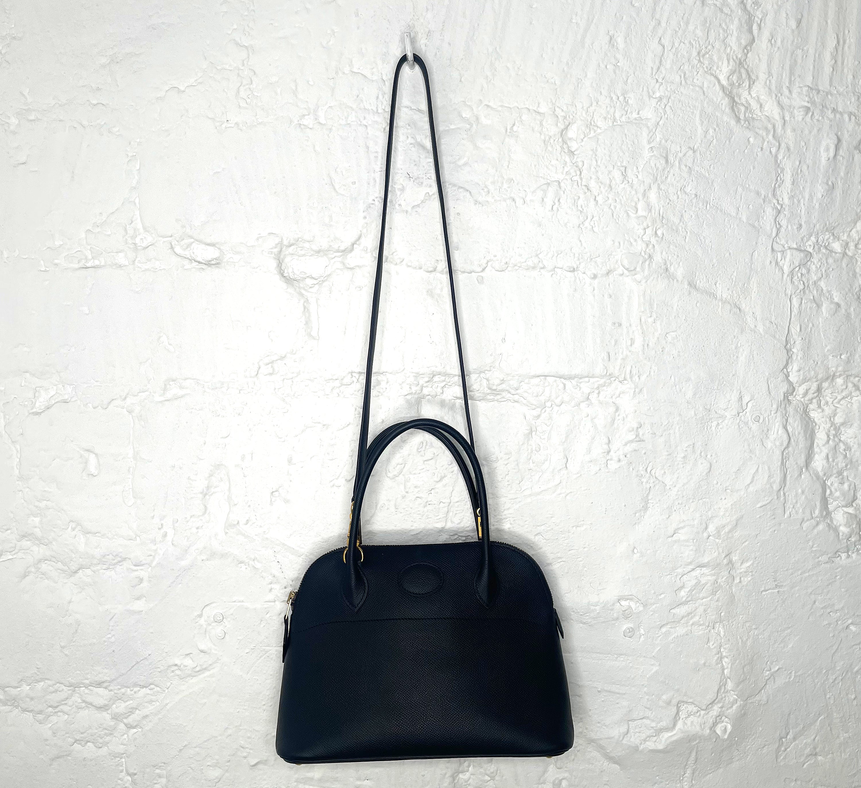 HERMÈS HERMES - Black Mini Bolide Bag - ALE PARIS Luxury Vintage
