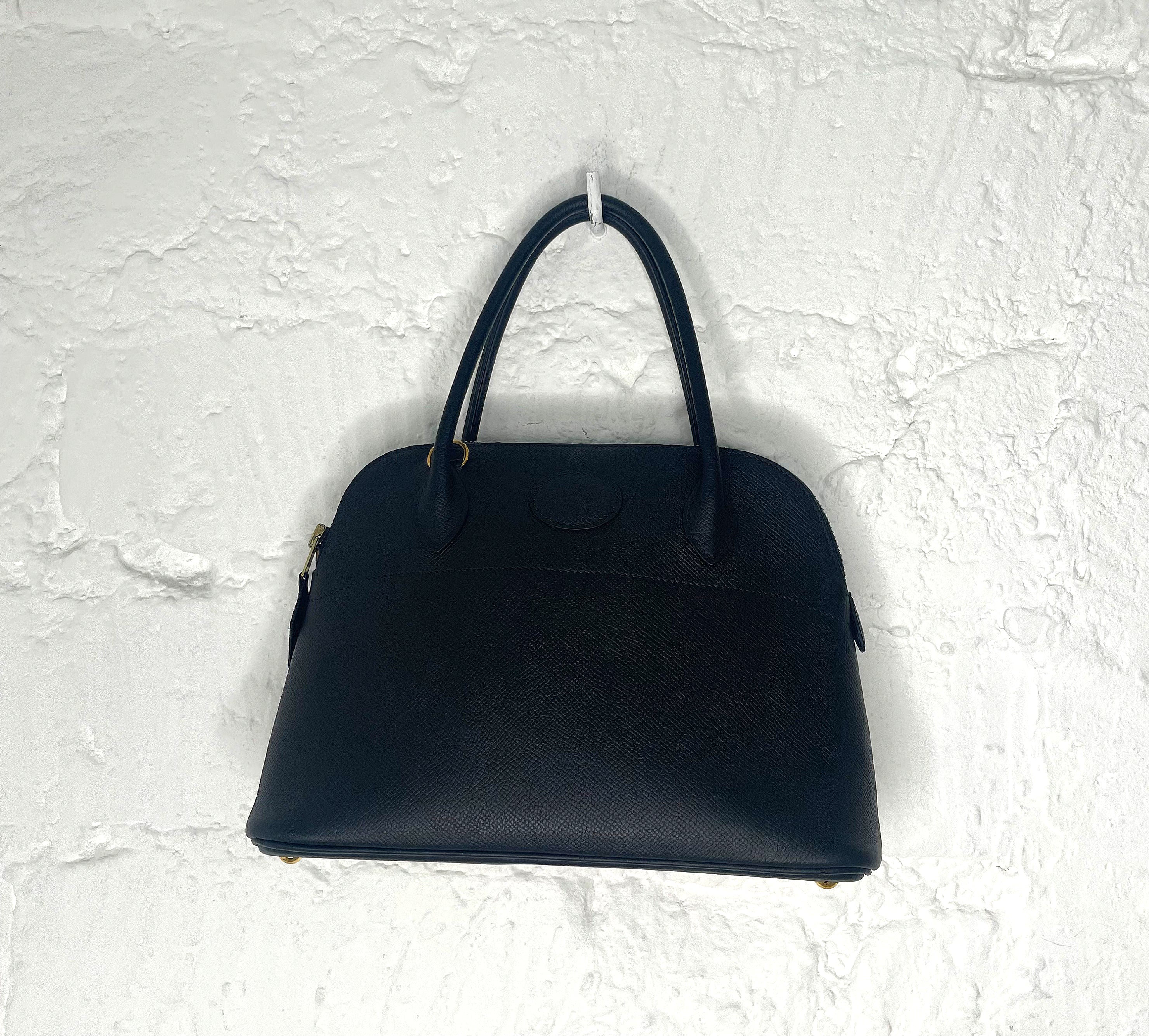 HERMÈS HERMES - Black Mini Bolide Bag - ALE PARIS Luxury Vintage