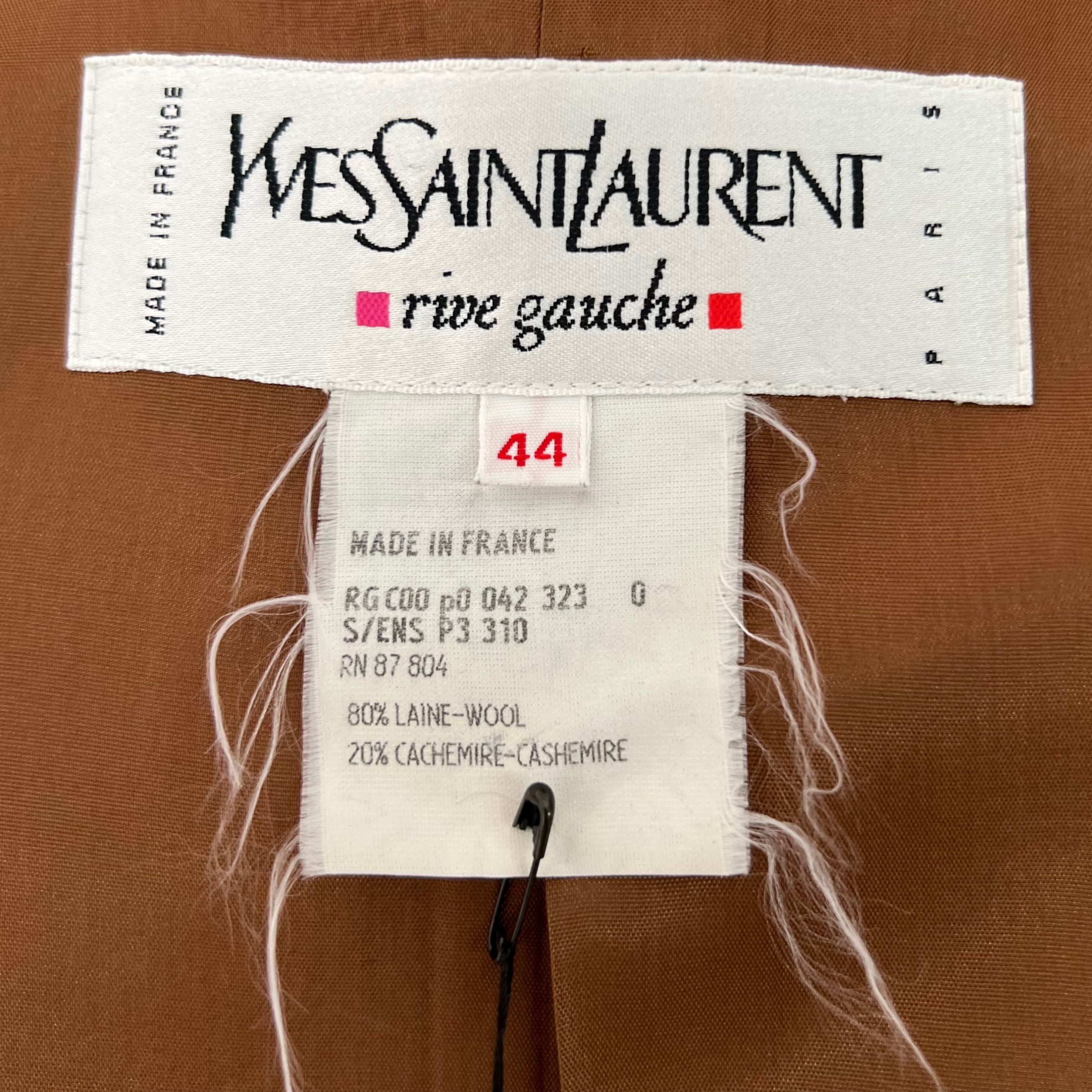 YVES SAINT LAURENT YVES SAINT LAURENT - Rusty Brown Set - ALE PARIS Luxury Vintage