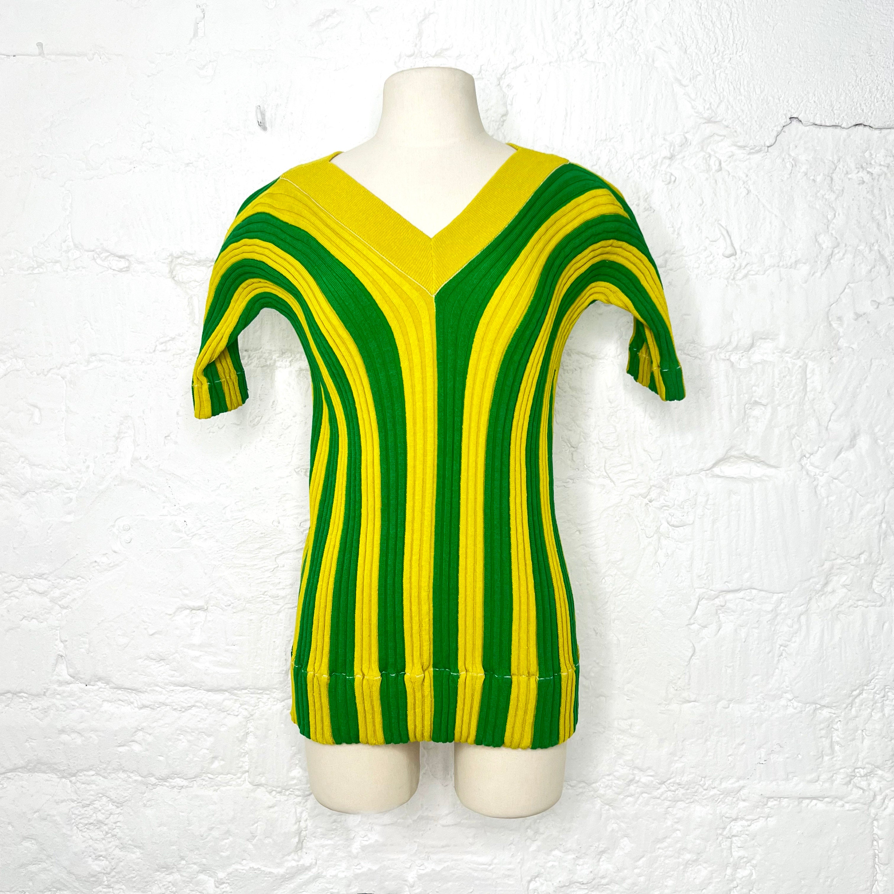 Bottega Veneta BOTTEGA VENETA - Bi Color Stripes Top - ALE PARIS Luxury Vintage