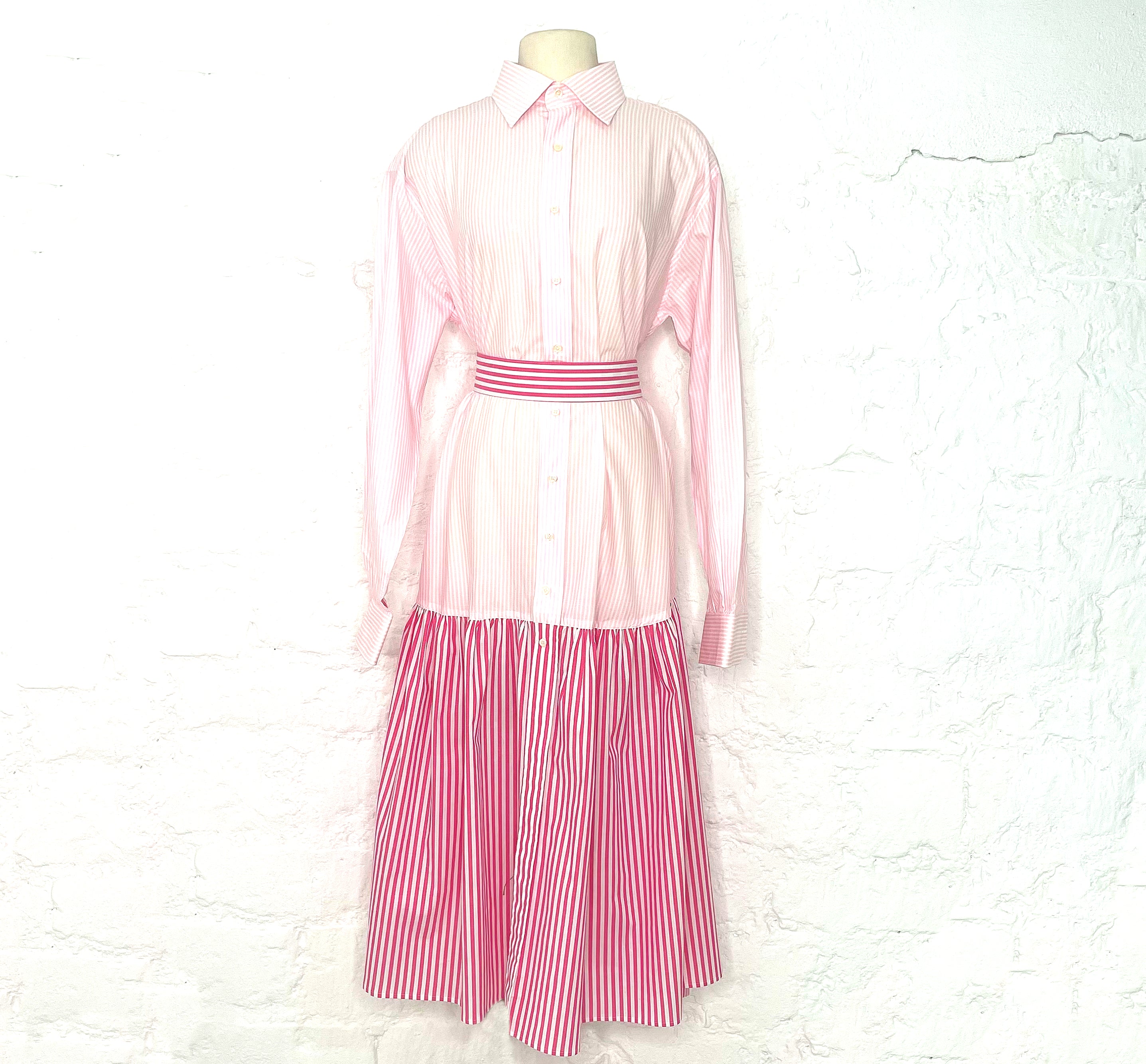 ALE MMXVIII ALE MMXVIII - Pink Shirt Dress - ALE PARIS Luxury Vintage