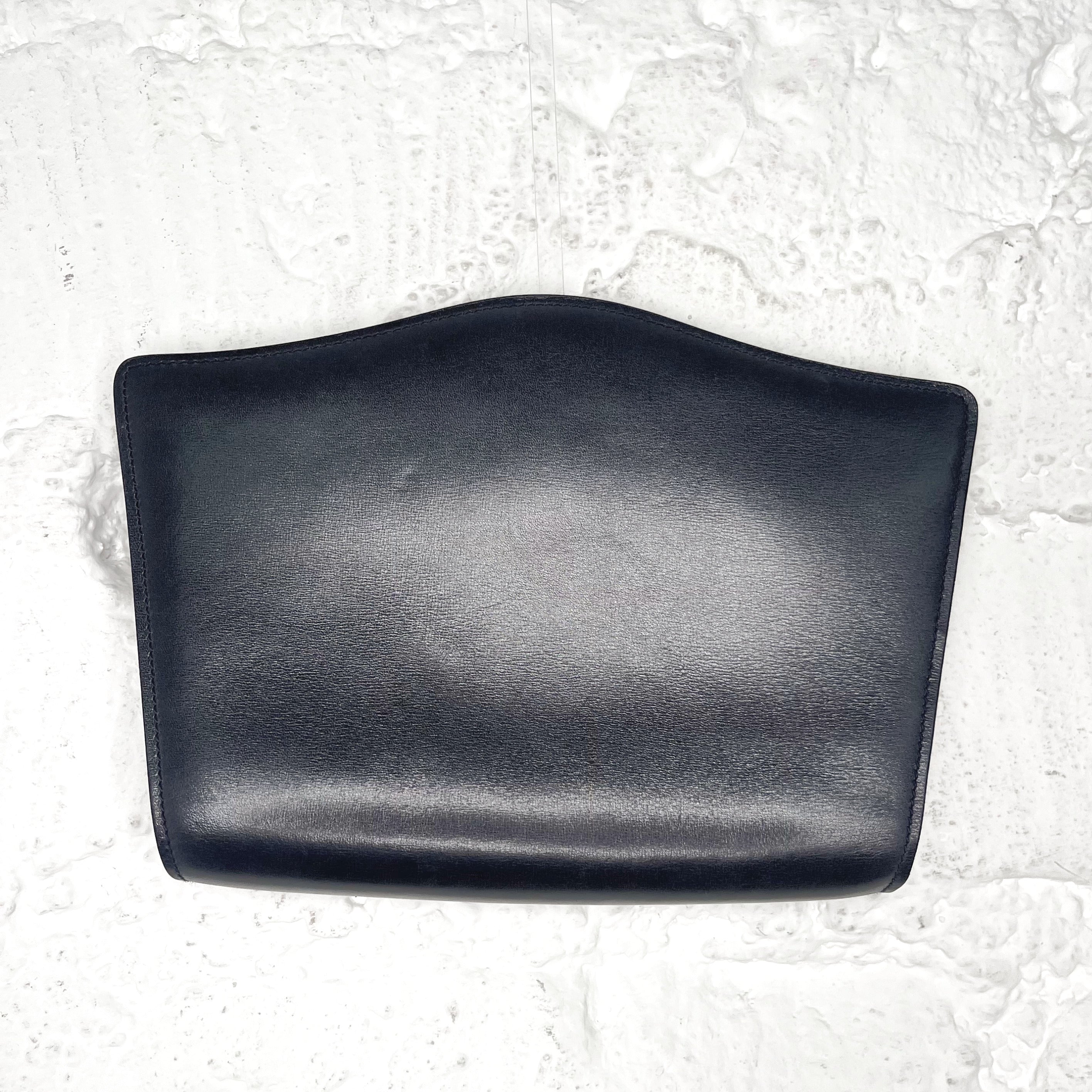 DUNHILL DUNHILL - Navy Clutch - ALE PARIS Luxury Vintage