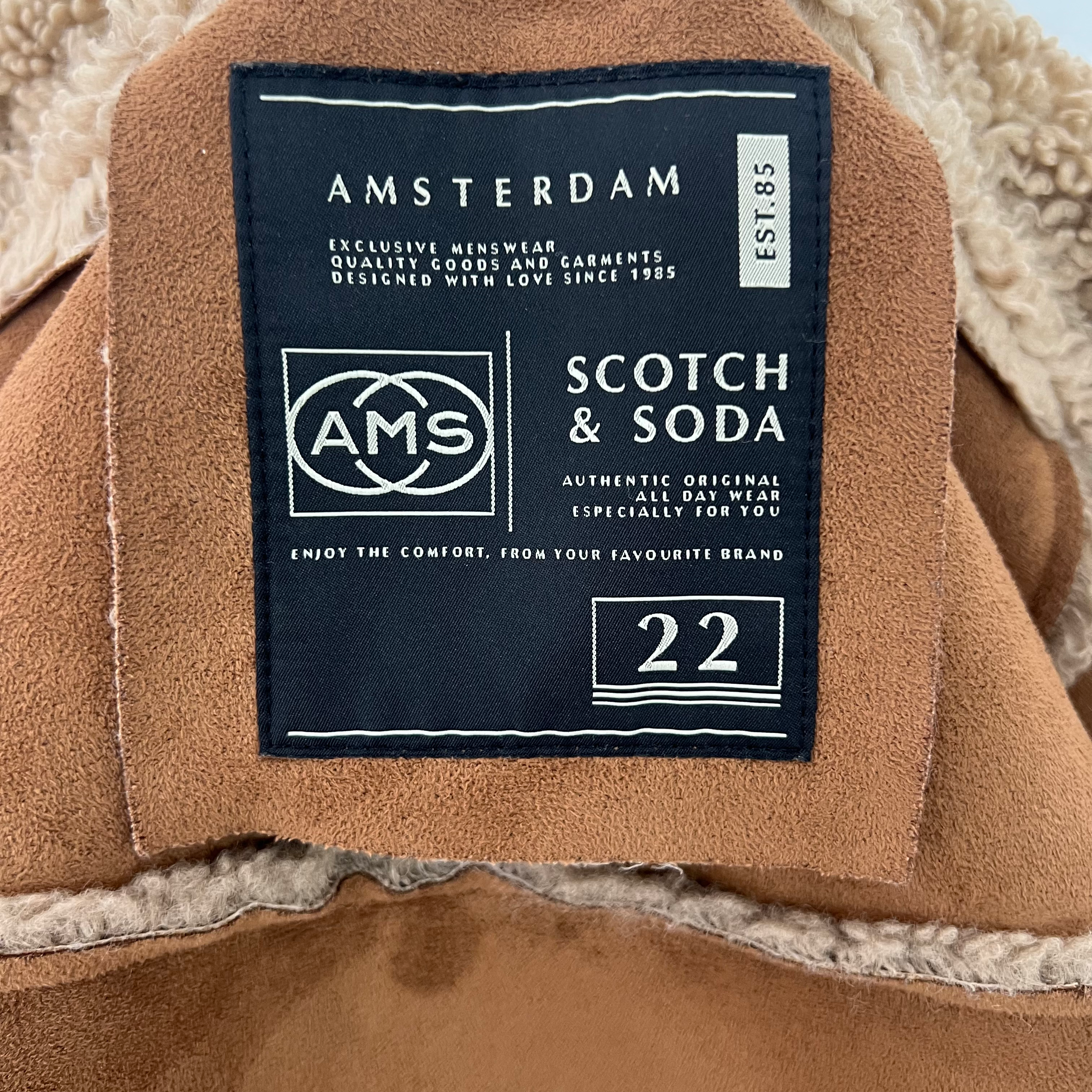 AMS AMS - Colour Block Sherpa Bomber - ALE PARIS Luxury Vintage