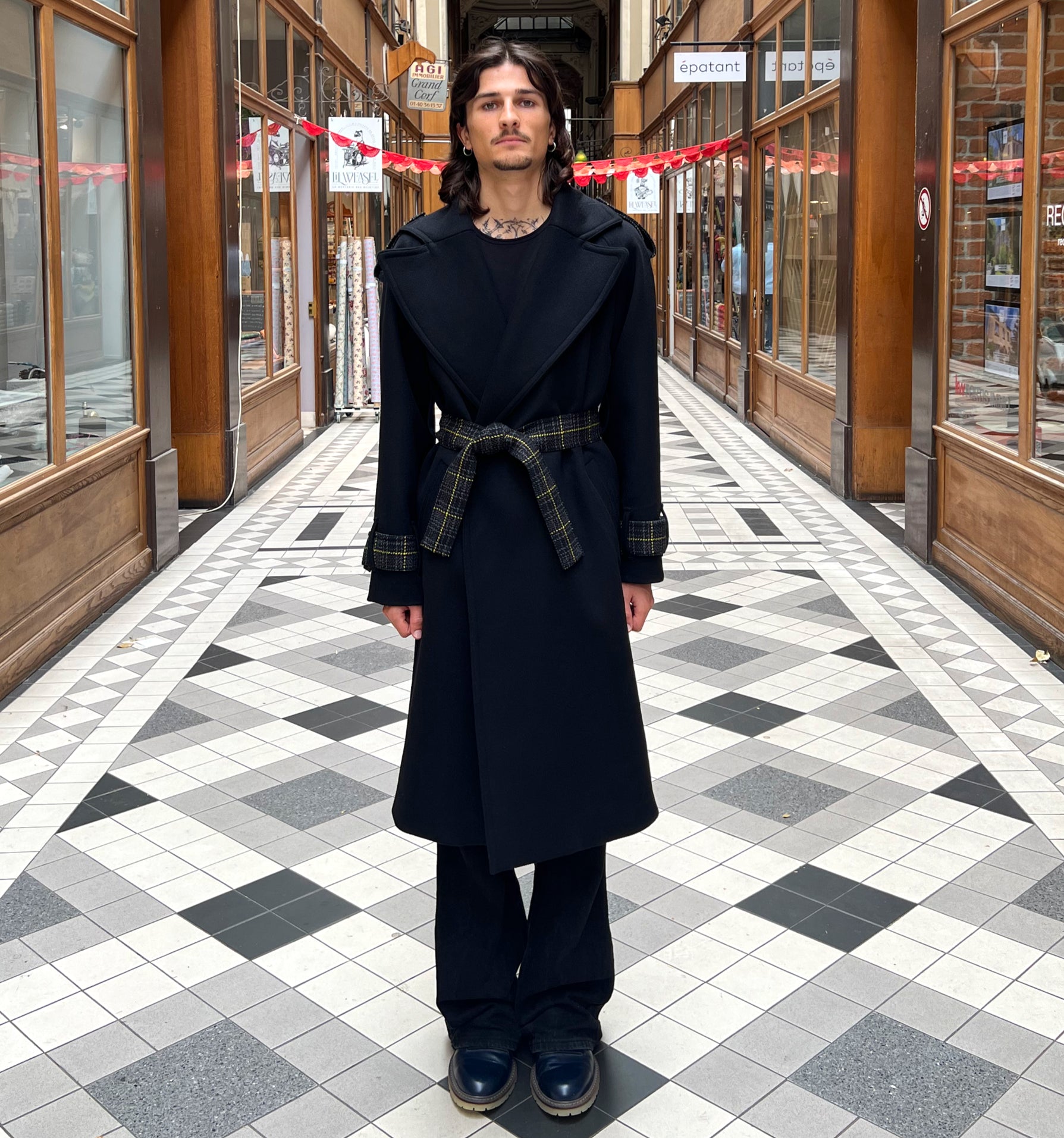 ALE MMVIII x Dashing Tweeds ALE - Mmviii X Dashing Tweeds Cashmere Coat - ALE PARIS Luxury Vintage