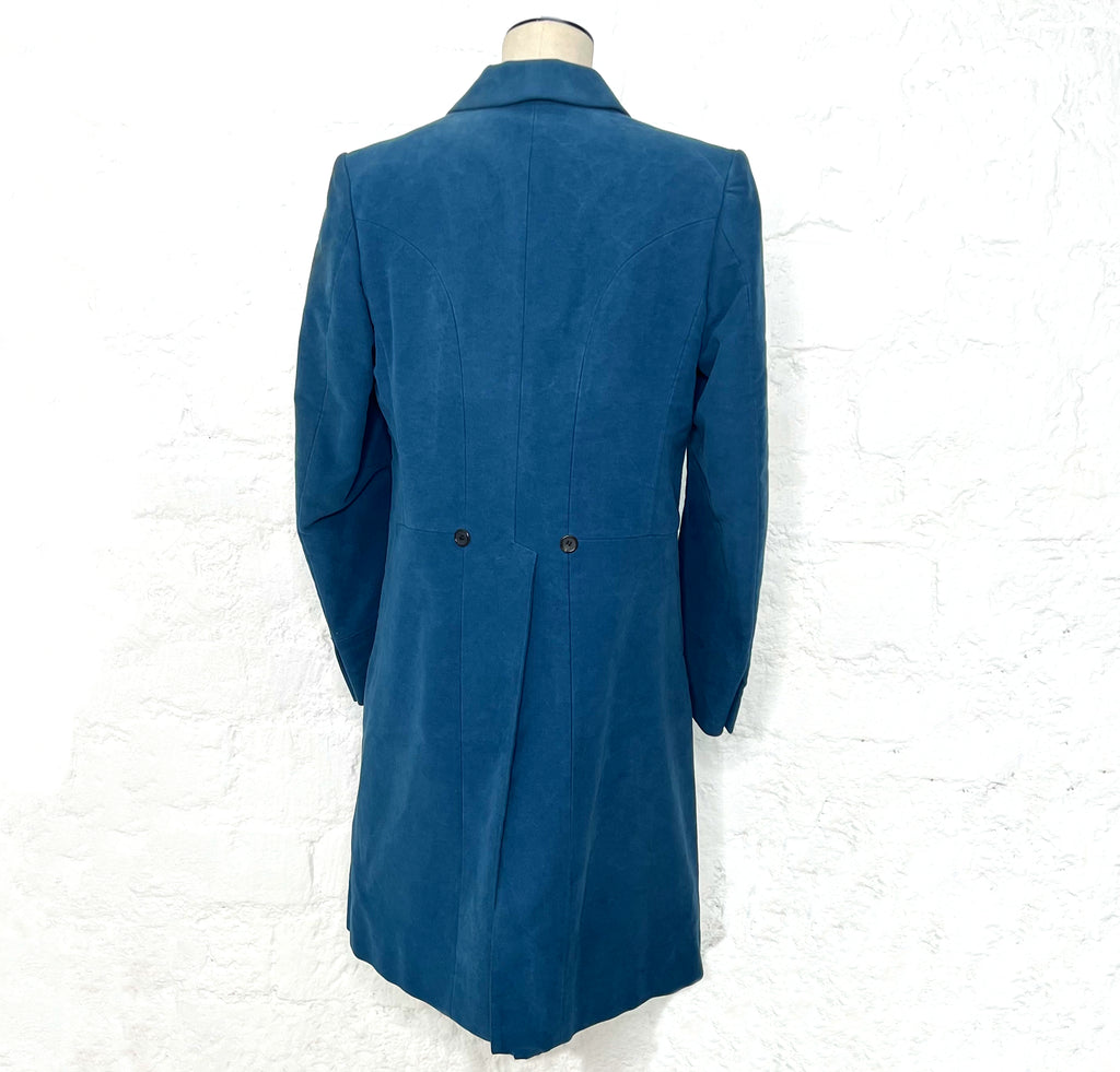 ALEXANDER MCQUEEN ALEXANDER MCQUEEN - Blue Cotton Coat - ALE PARIS Luxury Vintage