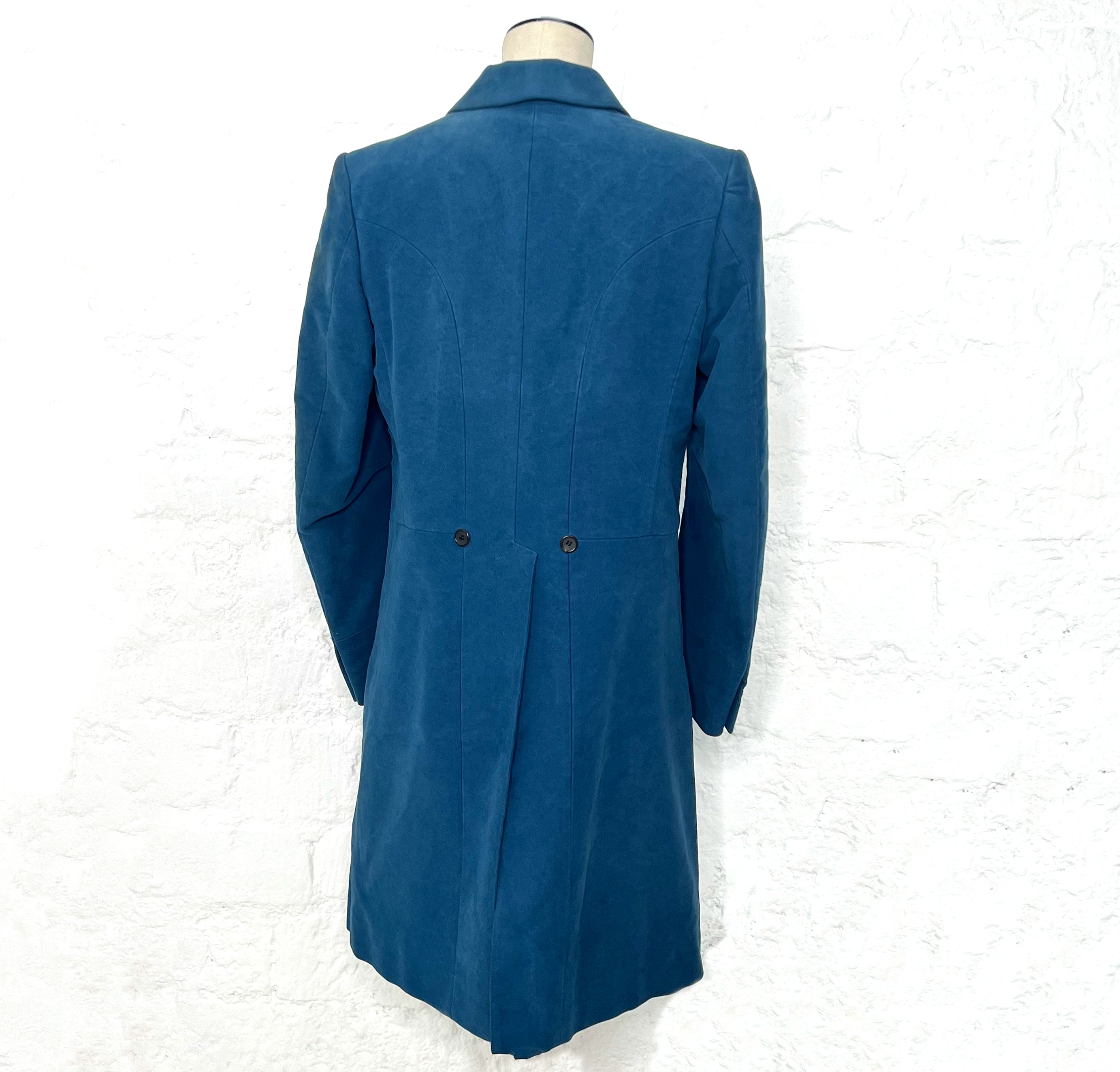 ALEXANDER MCQUEEN ALEXANDER MCQUEEN - Blue Cotton Coat - ALE PARIS Luxury Vintage