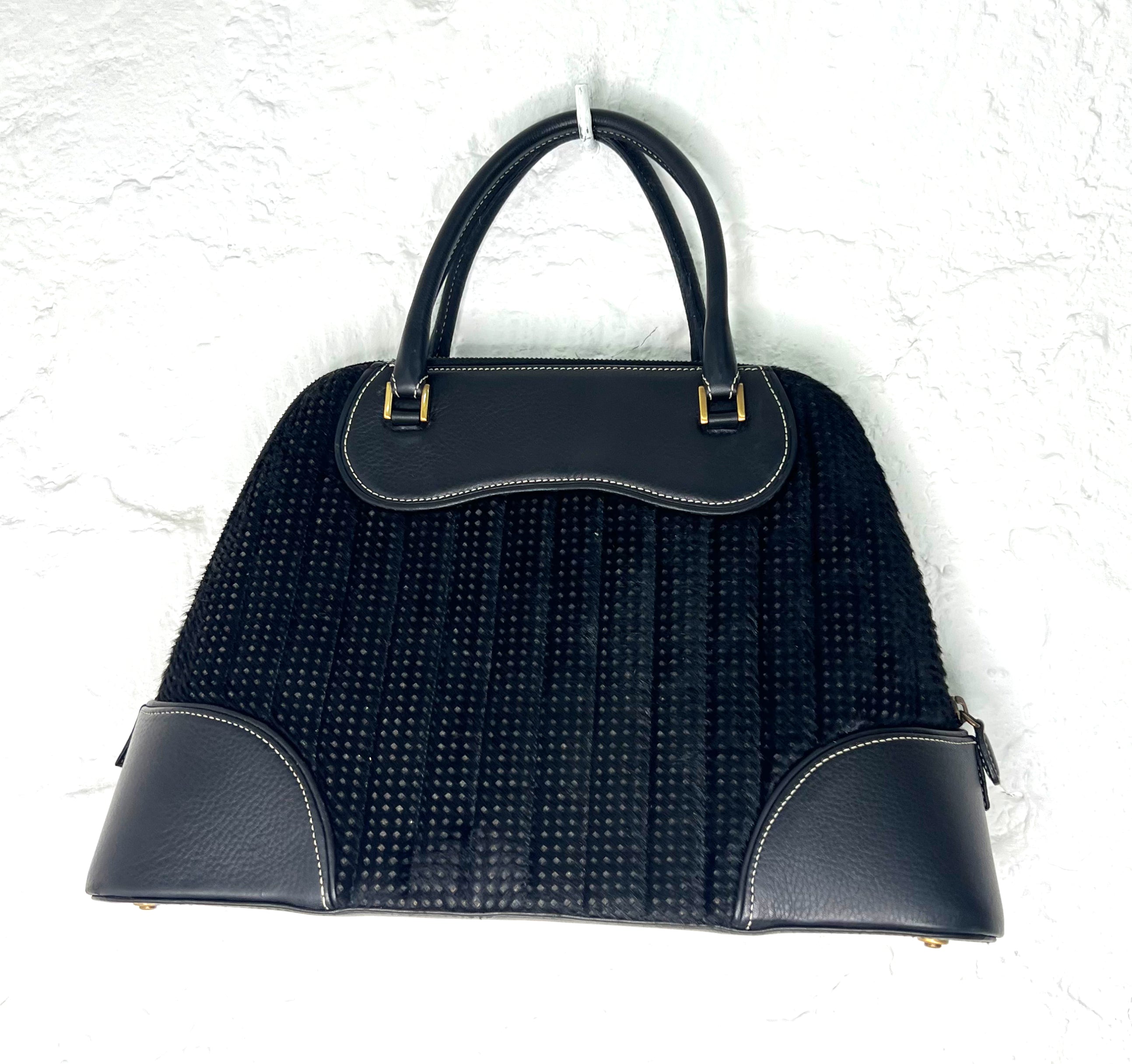 CHRISTIAN DIOR CHRISTIAN DIOR - Black Leather Cadillac - ALE PARIS Luxury Vintage