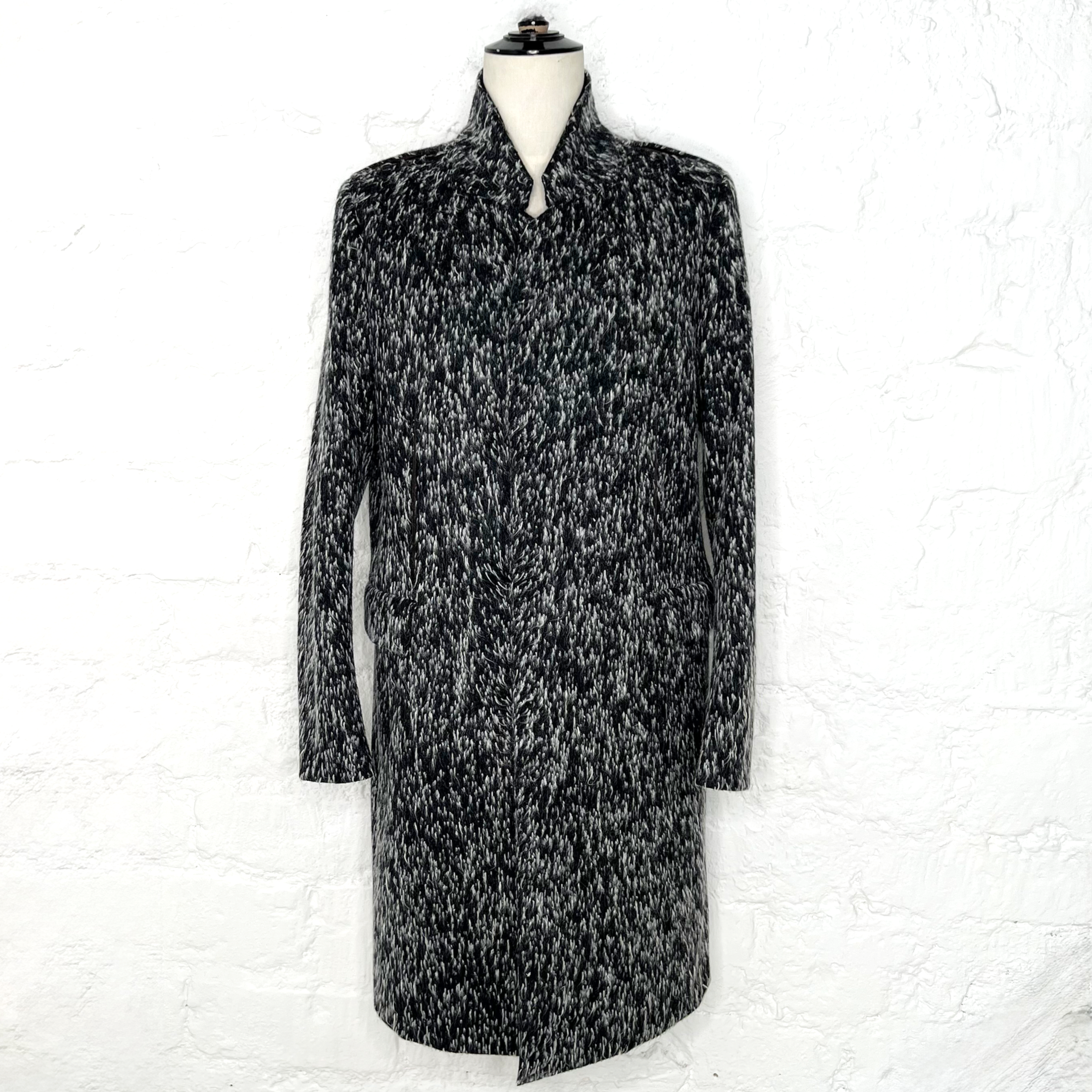 Paul Smith PAUL SMITH - Black & white long coat - ALE PARIS Luxury Vintage