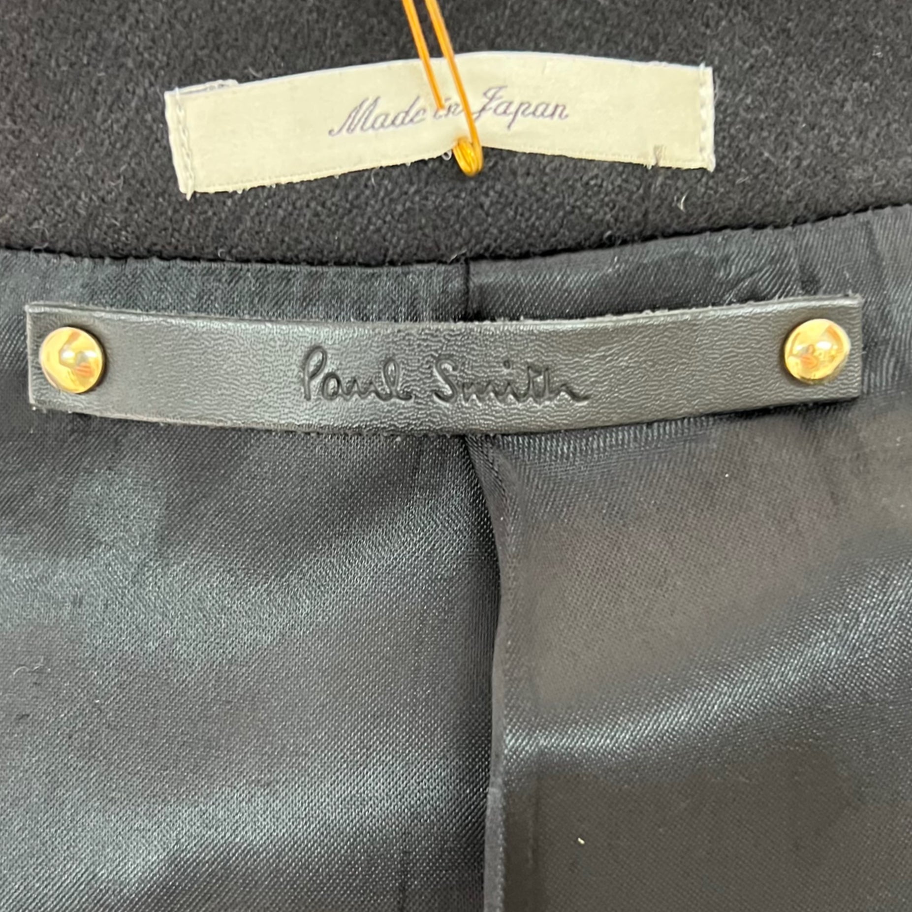 Paul Smith PAUL SMITH - Black & white long coat - ALE PARIS Luxury Vintage