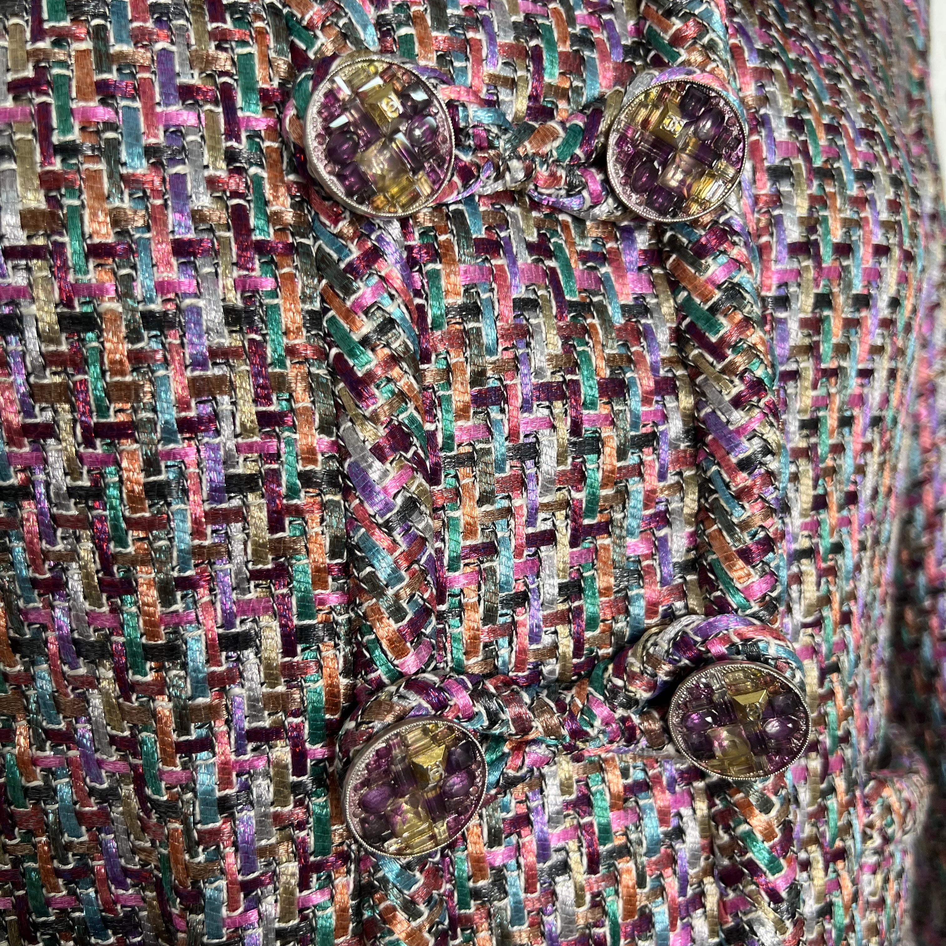 CHANEL - Multicolor tweed jacket